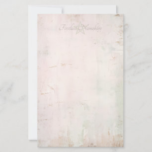 Maak je eigen Roze Groene Shabby Chic Grunge Briefpapier