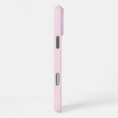 Maak Je Eigen Roze Rode Naam Monogram iPhone Hoesje (Rechterkant)