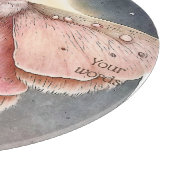 Maak Je Eigen Roze Vollemaanvlinder Snijplank (Hoek)