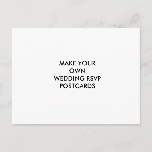 Maak je eigen RSVP-Briefkaart Uitnodiging Briefkaart (Voorkant)