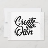 Maak Je Eigen RSVP Kaart (Voorkant)