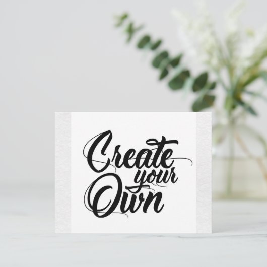 Maak Je Eigen RSVP Kaart (Staand voorkant)