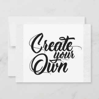 Maak Je Eigen RSVP Kaart