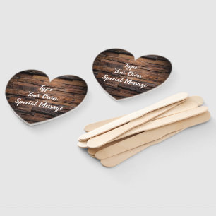 Maak je eigen rustieke buitenbruiloft handwaaier