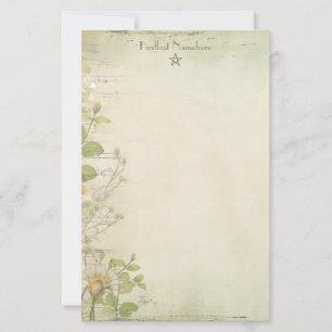 Maak Je Eigen Rustieke Rozen Madeliefjes Briefpapi Briefpapier