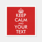 Maak je eigen rustige feestservetten servetten (Voorkant)