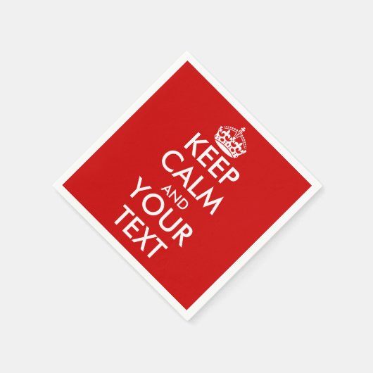 Maak je eigen rustige feestservetten servetten (Hoek)