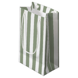 Maak Je Eigen Salie Groene Witte Gestreepte Patroo Klein Cadeauzakje