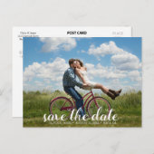Maak je eigen Save the Date-foto Aankondigingskaart (Voorkant / Achterkant)
