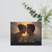 Maak je eigen save the date kaart (Staand voorkant)