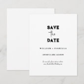 Maak je eigen save the date kaarten (Voorkant / Achterkant)