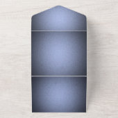 Maak je eigen - Schaduw Textuur - Blauw All In One Uitnodiging (Buitenkant)