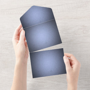 Maak je eigen - Schaduw Textuur - Blauw All In One Uitnodiging