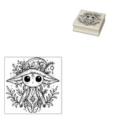 Maak Je Eigen Schattige Elfenheks Rubberstempel (Gestempeld)