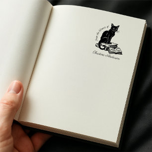 Maak je eigen   Schattigee kat   Uit de bibliothee Zelfinktende Stempel