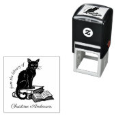 Maak je eigen | Schattigee kat | Uit de bibliothee Zelfinktende Stempel (In situ)