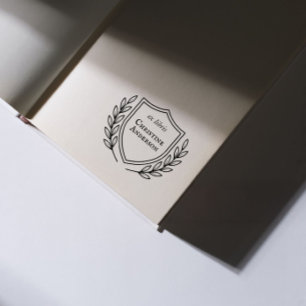 Maak je eigen schildkrans uit de bibliotheek van  zelfinktende stempel