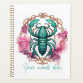 Maak Je Eigen Schitterende Schorpioen Zodiac Planner (Voorkant)