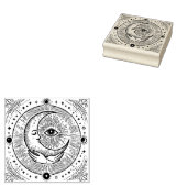 Maak Je Eigen Schommelende Halvemaan Evil Eye Rubberstempel (Gestempeld)