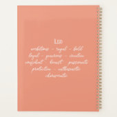 Maak Je Eigen Schone Leeuw Zodiac Planner (Achterkant)