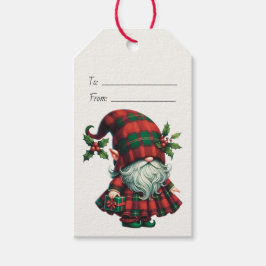 Maak Je Eigen Schotse Kerst Plaid Kabouter Cadeaulabel