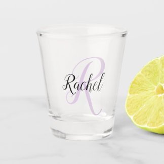 Maak Je Eigen Script Monogram Initiaal & Naam Shot Glas