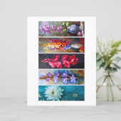 Maak Je Eigen Set van 5 Geschilderde Bloemen Boeke (Staand voorkant)