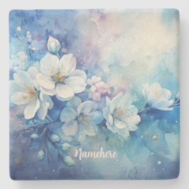 Maak Je Eigen Shabby Chic Misty Witte Theerozen Stenen Onderzetter