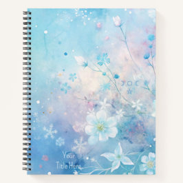 Maak Je Eigen Shabby Chic Witte Wilde Bloemen Notitieboek