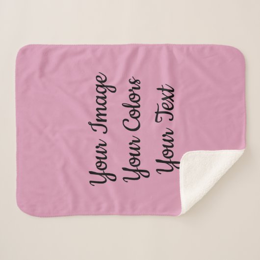 Maak je eigen sherpa deken (Voorkant (horizontaal))