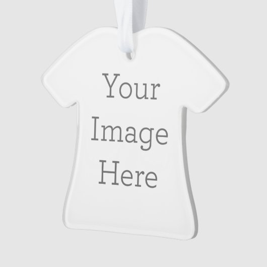 Acryl ornament, Acryl Shirt Ornament (voorkant)