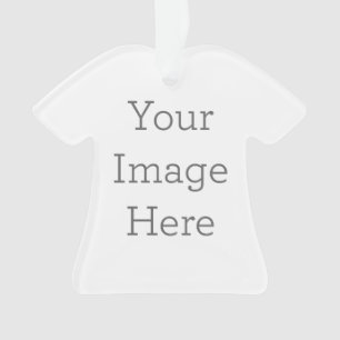 Maak je eigen shirt acryl ornament