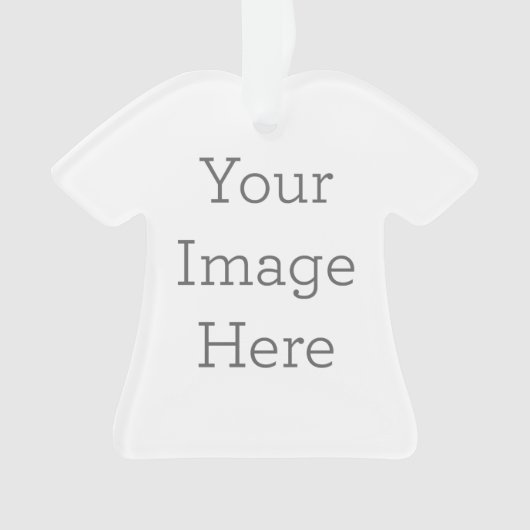 Acryl ornament, Acryl Shirt Ornament (voorkant)