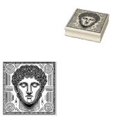Maak Je Eigen Sierlijke Oude Godheidssymbool Rubberstempel (Gestempeld)