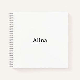 Maak Je Eigen Simpele 8.5"x8.5" Deluxe Spiraal Notitieboek