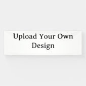 Maak Je Eigen Simpele Aangepaste Vinyl 2.5' x 8' Spandoek (Horizontaal)