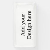 Maak Je Eigen Simpele Aangepaste Vinyl 60cm x 30cm Spandoek (Verticaal)