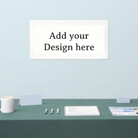 Maak Je Eigen Simpele Aangepaste Vinyl 60cm x 30cm Spandoek (Beurs)