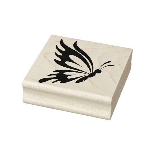 Maak Je Eigen Simpele Elegante Vlinderprofiel Rubberstempel (Stempel)