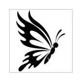 Maak Je Eigen Simpele Elegante Vlinderprofiel Rubberstempel (Afrduk)