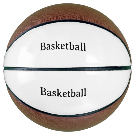 Maak Je Eigen Simpele Merkpromotie Basketbal (Voorkant)