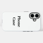Maak Je Eigen Simpele Merkpromotie Case-Mate iPhone Case (Achterkant (horizontaal))
