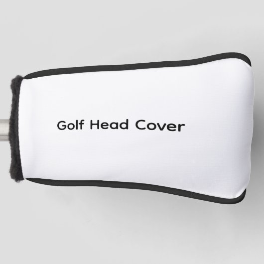 Maak Je Eigen Simpele Merkpromotie Golfheadcover (Voorkant)