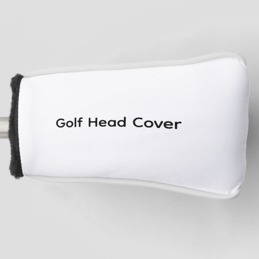 Maak Je Eigen Simpele Merkpromotie Golfheadcover (Voorkant)