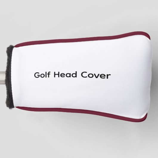 Maak Je Eigen Simpele Merkpromotie Golfheadcover (Voorkant)