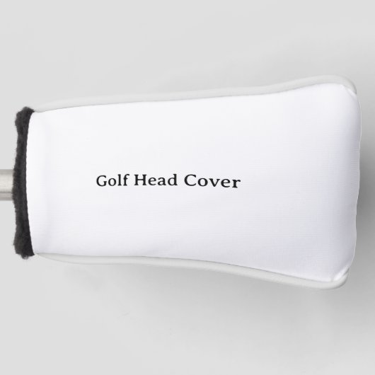 Maak Je Eigen Simpele Merkpromotie Golfheadcover (Voorkant)
