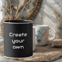 Maak je eigen Sips & Giggles zwarte mok