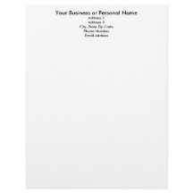 Maak je eigen sjabloon met briefhoofd