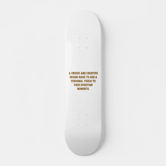 Maak Je Eigen SkateBoard (Voorkant)