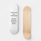 Maak je eigen skateboardVoeg tekst, afbeeldingen,  Skateboard (Voorkant)